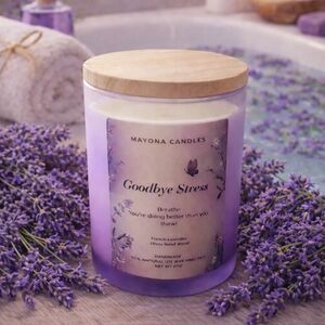 Goodbye Stress Lavender Candle